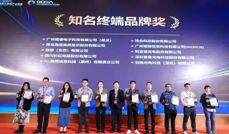 BG大游斩获华显2023“Micro LED市场最具知名品牌奖